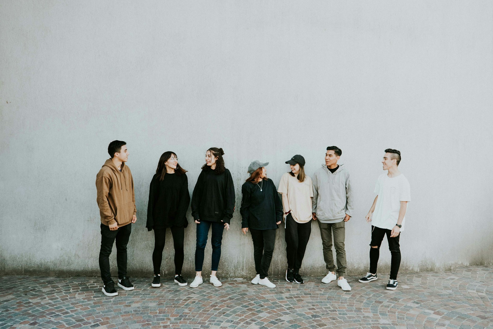 A diverse group of young adults.